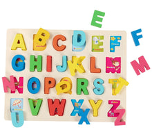 Load image into Gallery viewer, Montessori Wooden Alphabet Toy