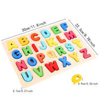 Load image into Gallery viewer, Montessori Wooden Alphabet Toy