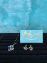 Load image into Gallery viewer, Athena Earrings and Necklace Set
