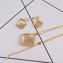 Load image into Gallery viewer, Athena Earrings and Necklace Set
