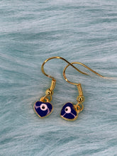 Load image into Gallery viewer, Evil Eye Charm Earrings by Annie’s Charms
