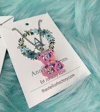 Load image into Gallery viewer, Iridescent Bear Necklace by Annie’s Charms
