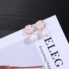Load image into Gallery viewer, Luxury Camellia Earrings
