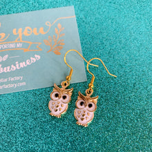 Load image into Gallery viewer, Owl Earrings by Annie’s Charms
