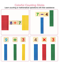 Load image into Gallery viewer, Montessori Wooden Math Toy
