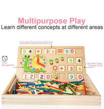 Load image into Gallery viewer, Montessori Wooden Math Toy
